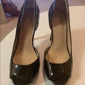 Black Patent leather heels